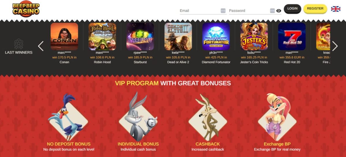BeepBeep Casino: bonusy a hry image 2